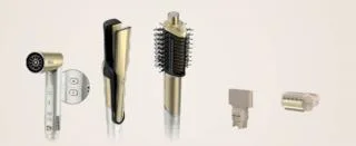 Shark Beauty Glam Sleek Straight, Waves & Curls med tillbehör